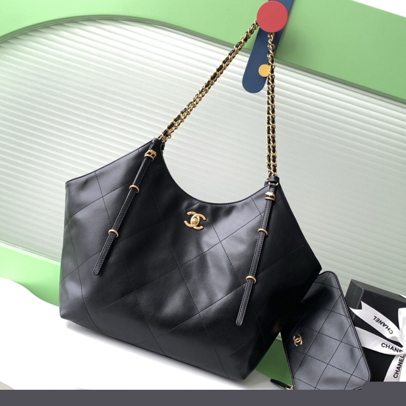 Ch*el top handle bags